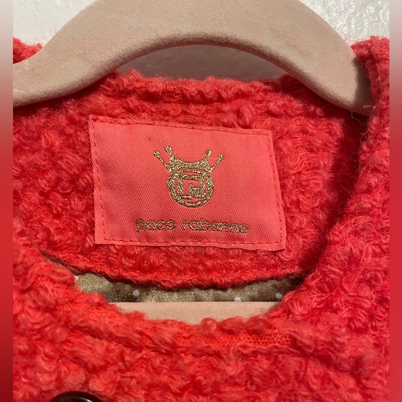 Paco Rabanne Girls Wool Coat size 5 - Picture 2 of 6